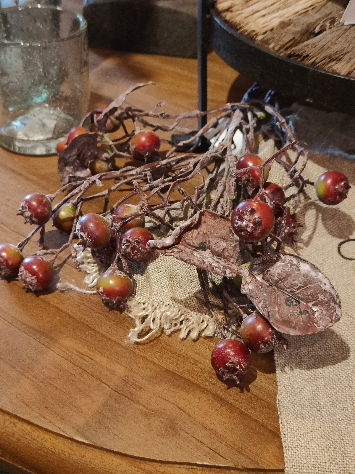 Kunst rozenbottel rood