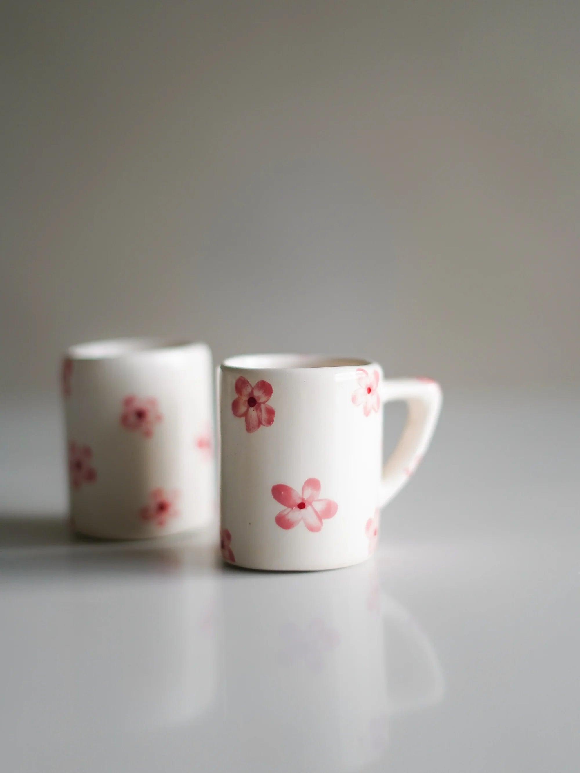 Set van 2 kersenbloesem koffiekopjes