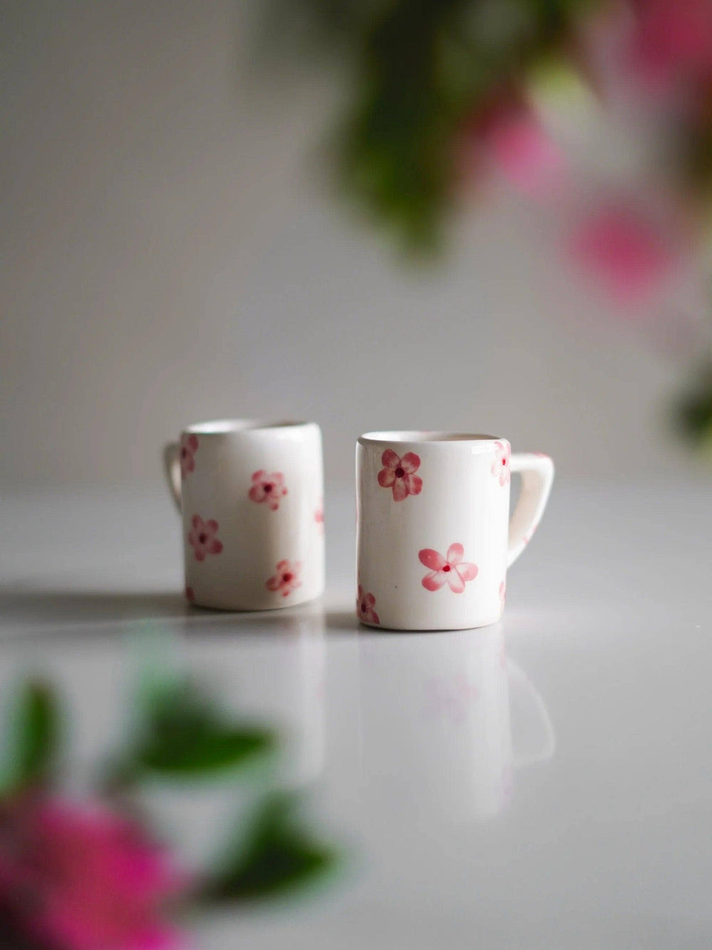 Set van 2 kersenbloesem koffiekopjes