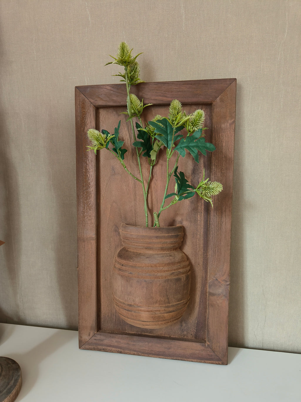 Houten wandbord