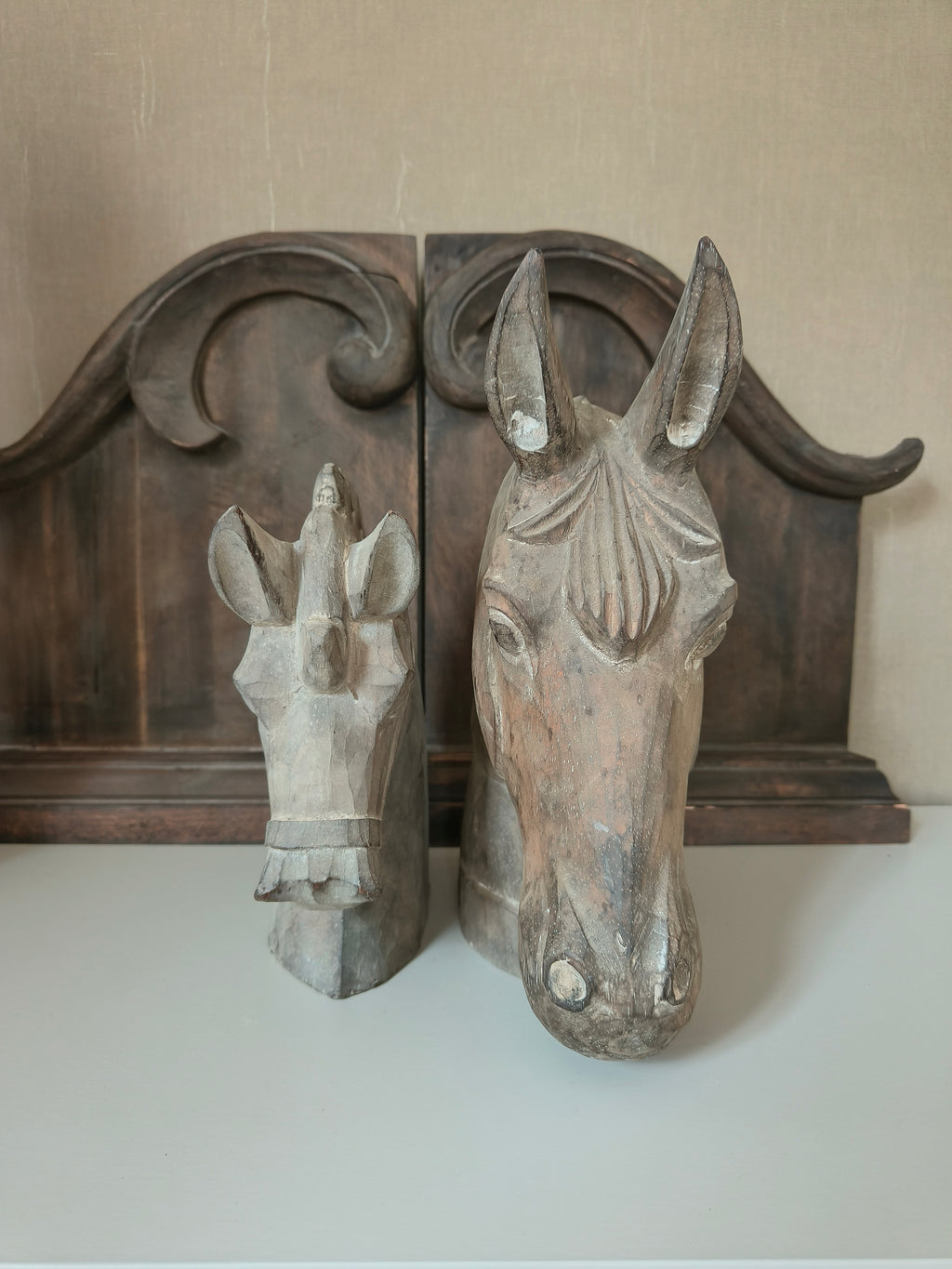 Houten paardenhoofd
