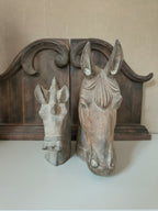 Houten paardenhoofd