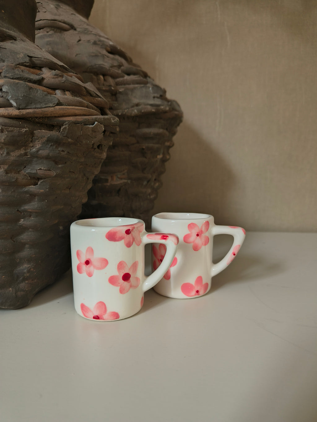 Set van 2 kersenbloesem koffiekopjes