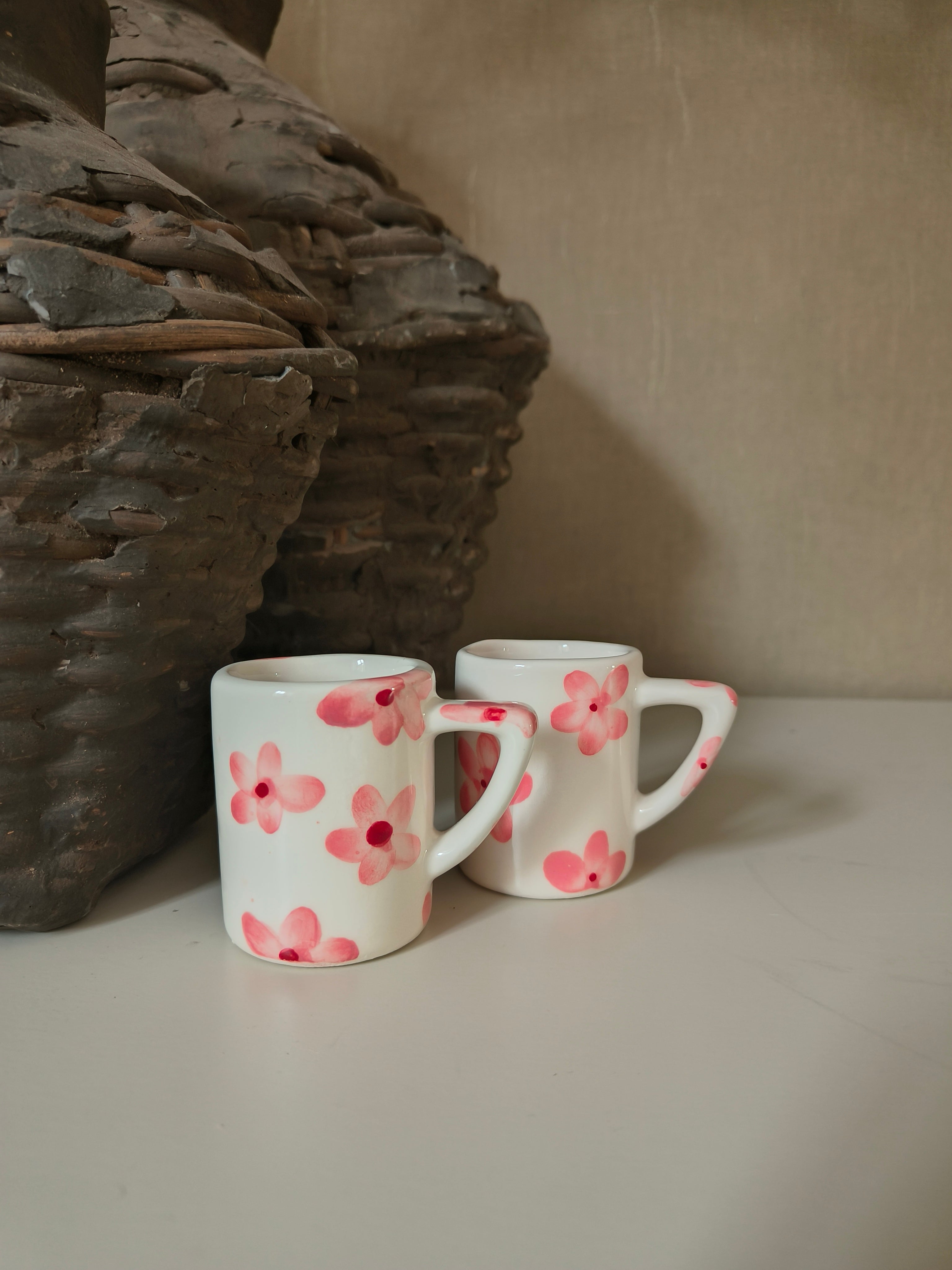 Set van 2 kersenbloesem koffiekopjes