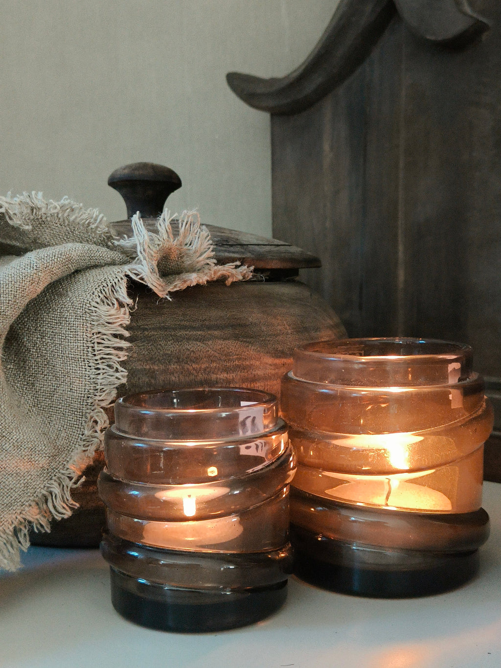Waxine houder glas