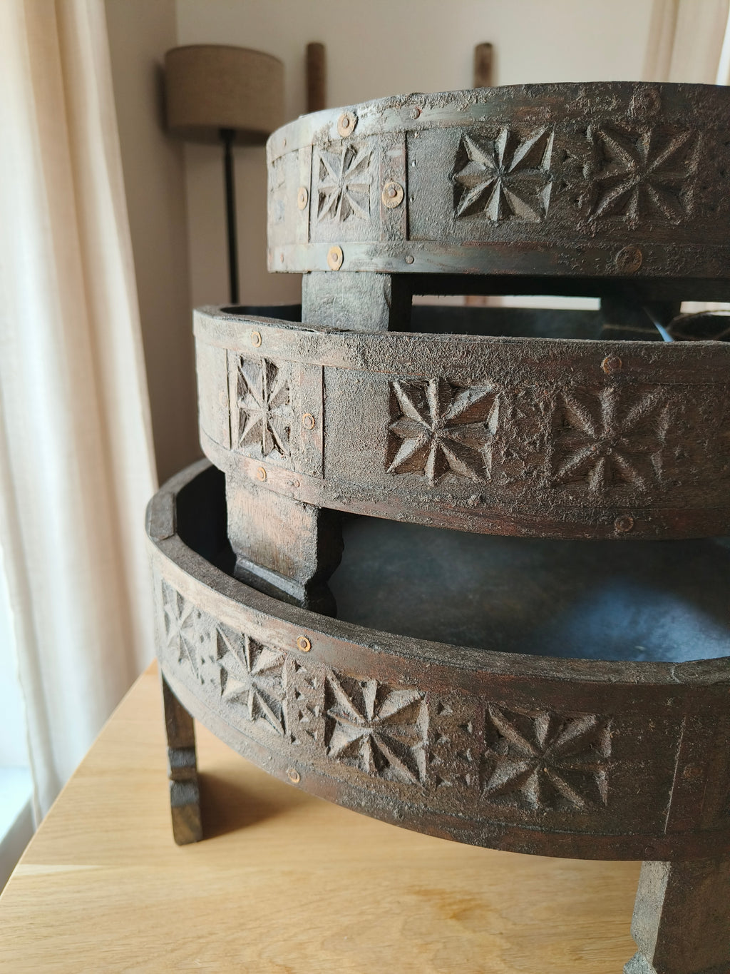Chakkie tafel grijs