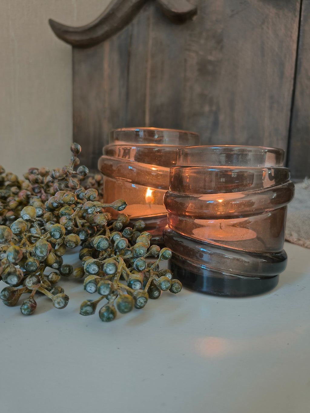 Waxine houder glas
