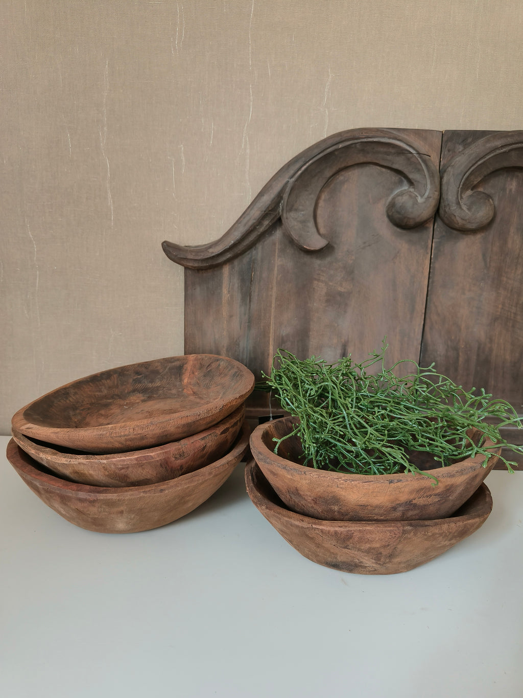 Houten schaal