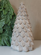 Betonnen kerstboom grijs