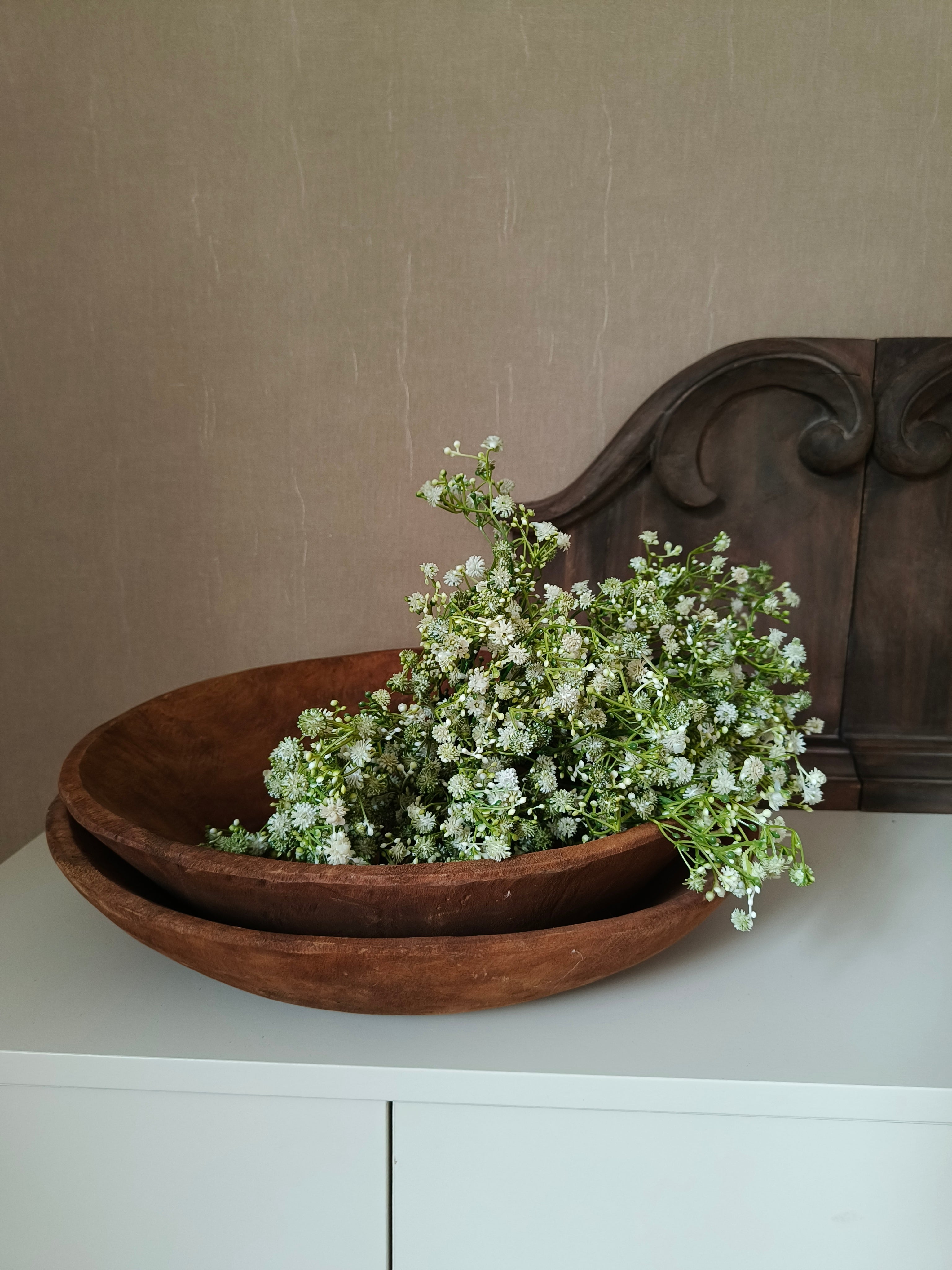 Unieke houten schaal