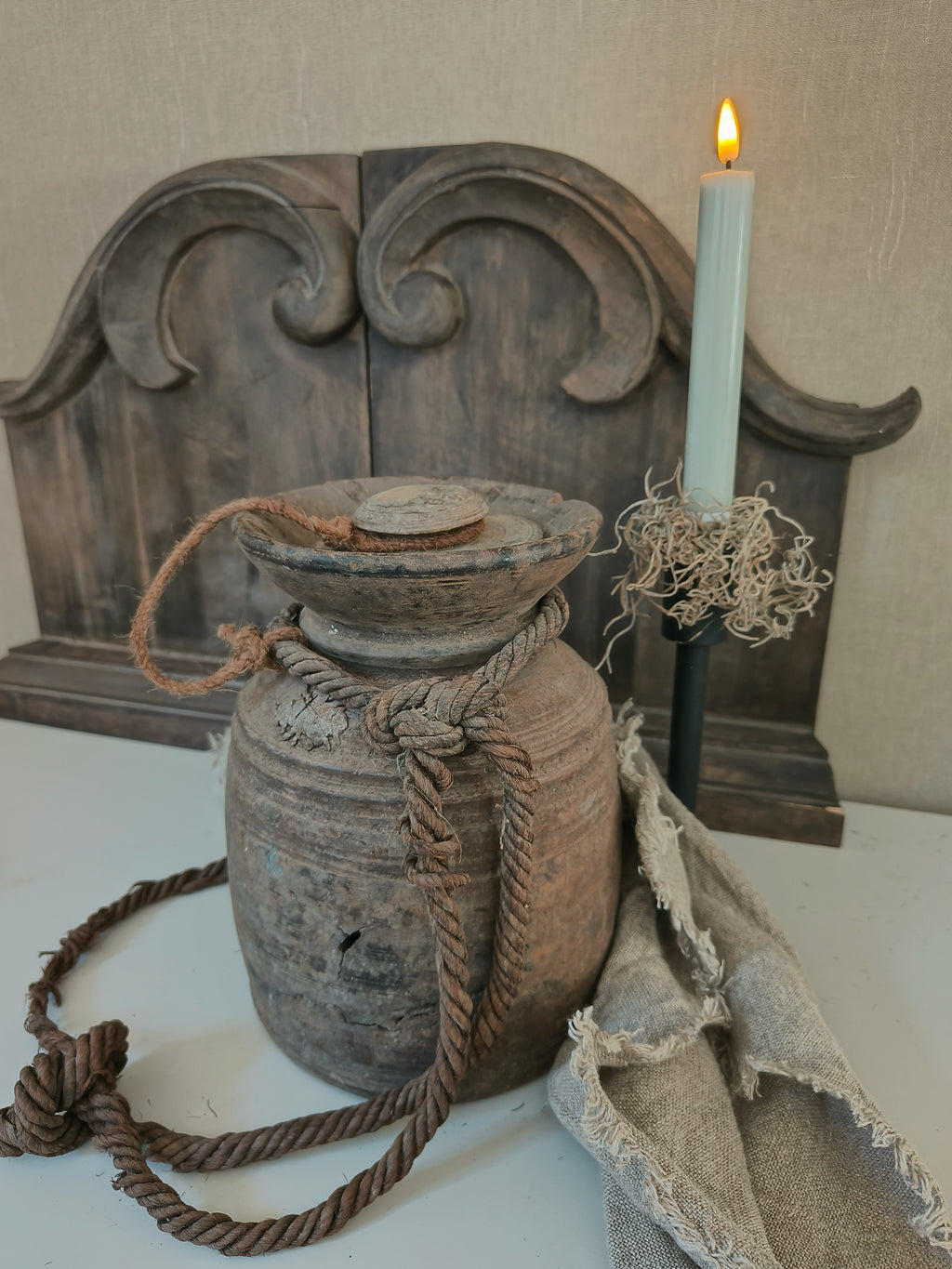 Nepalese pot met deksel