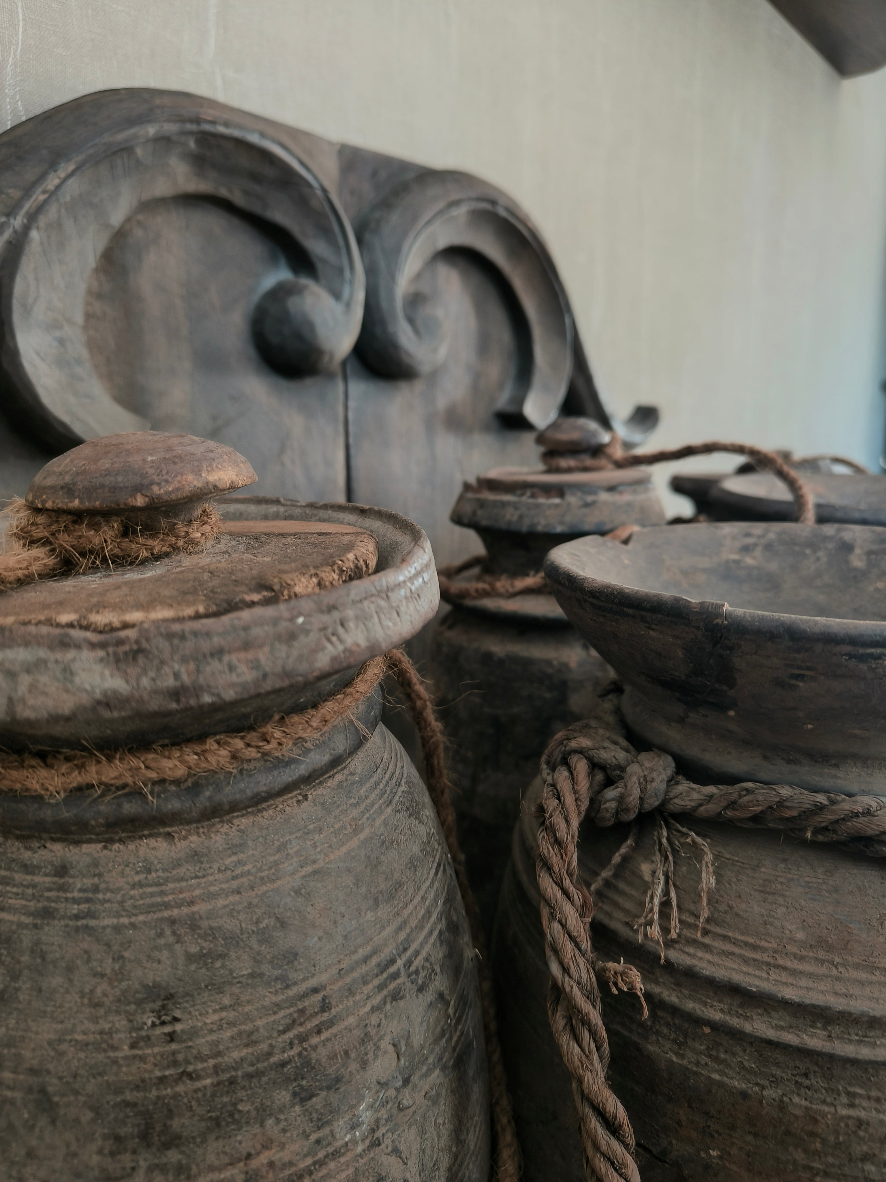 Nepalese pot met deksel