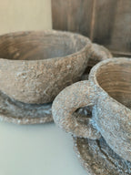 Kop en schotel Grey