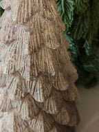 Betonnen kerstboom grijs