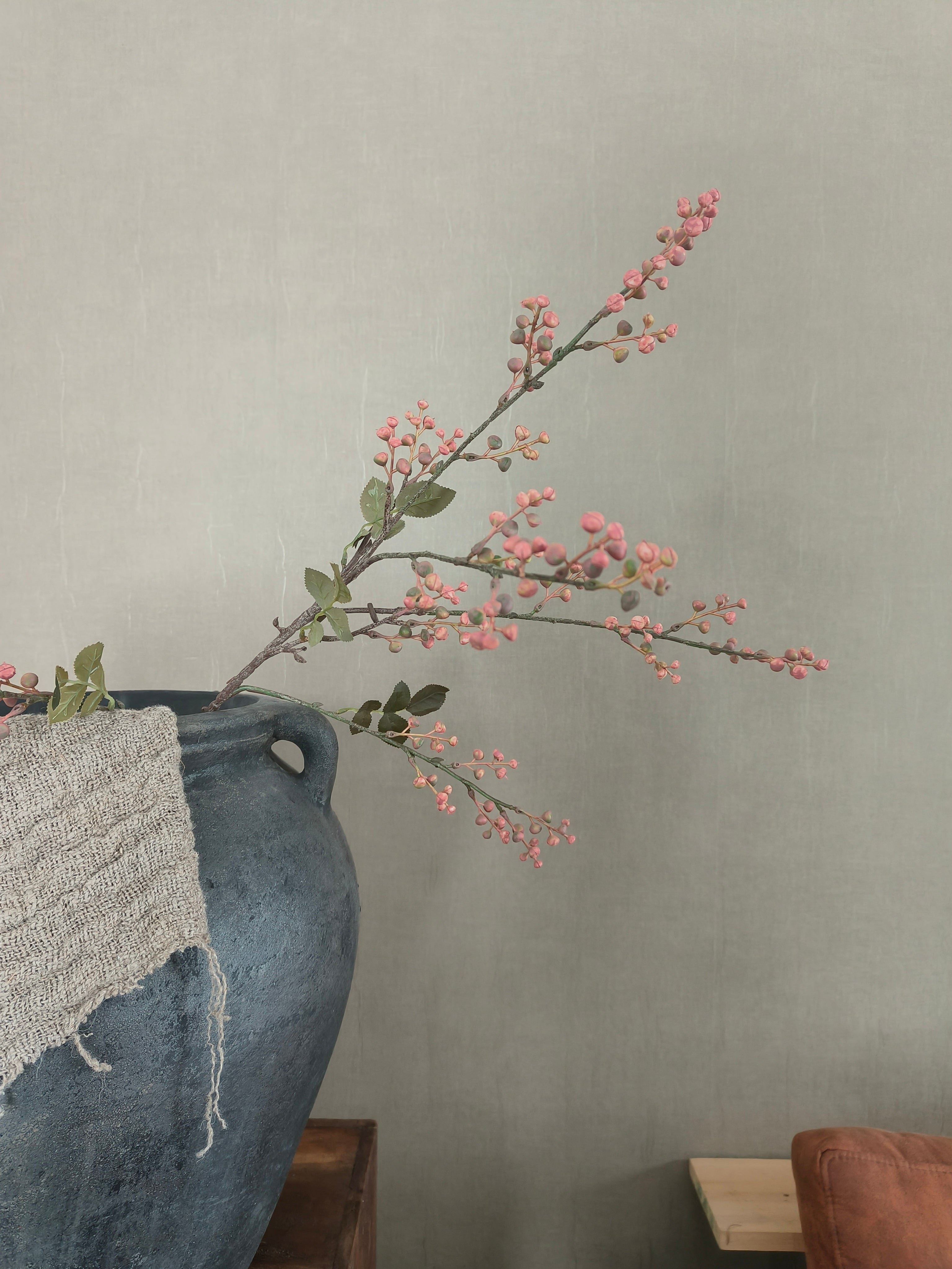 Kunst bessentak roze