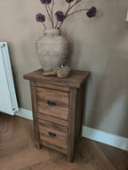 Teak hout ladekastje