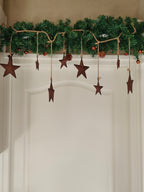 Metalen kerst slinger ster