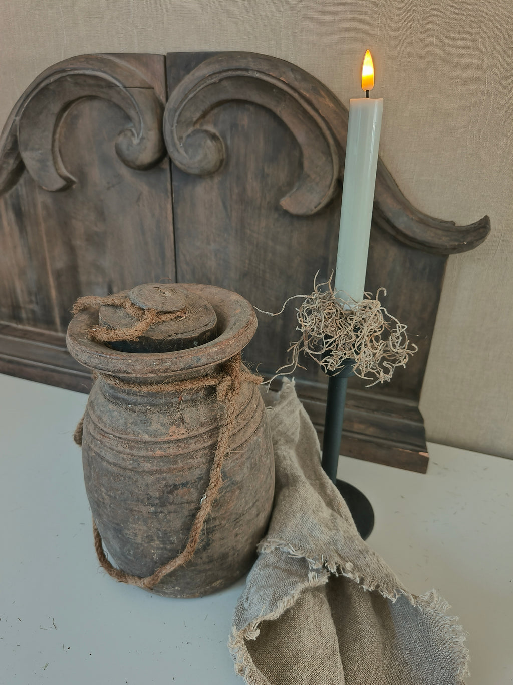 Nepalese pot met deksel