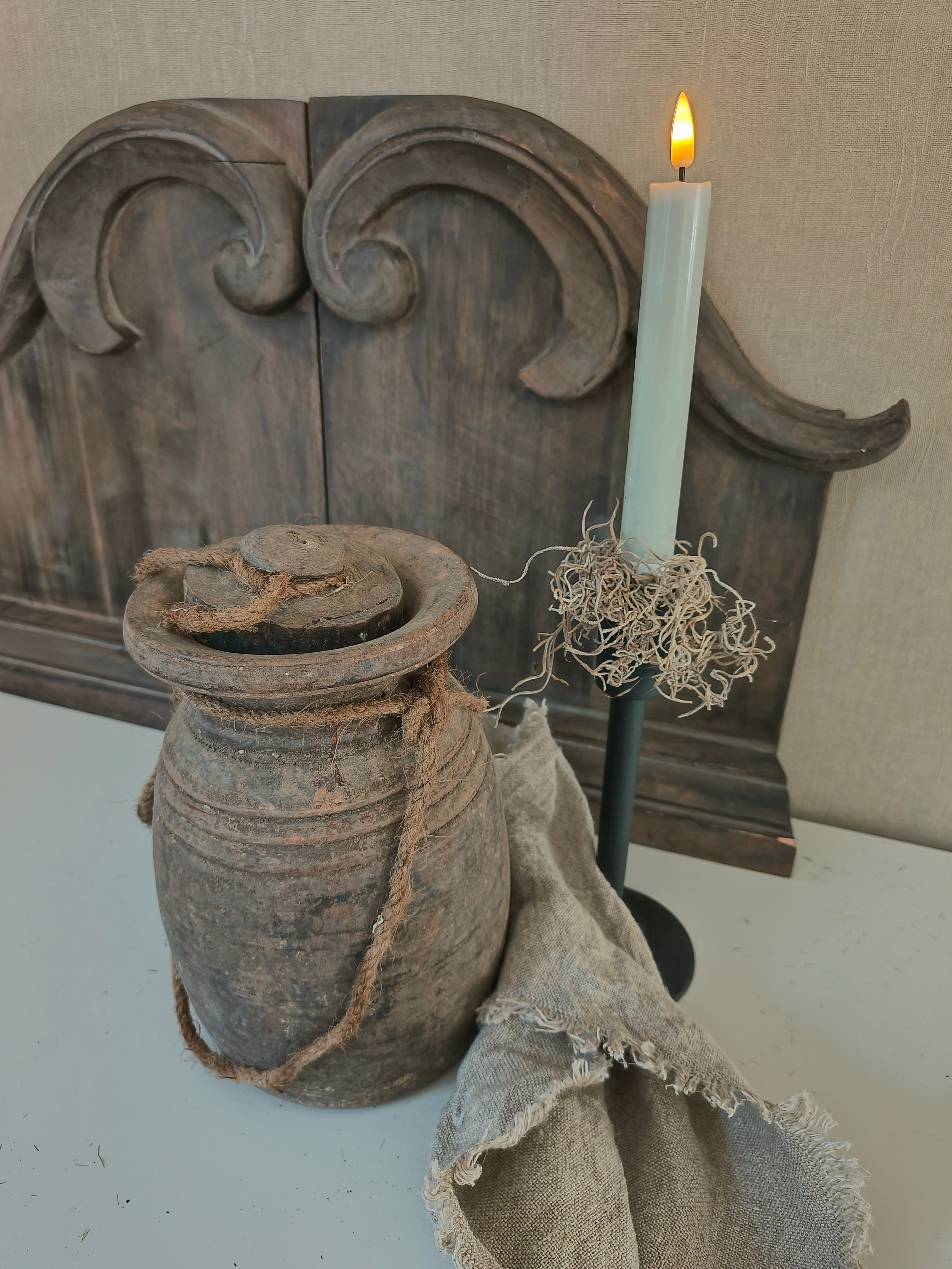 Nepalese pot met deksel