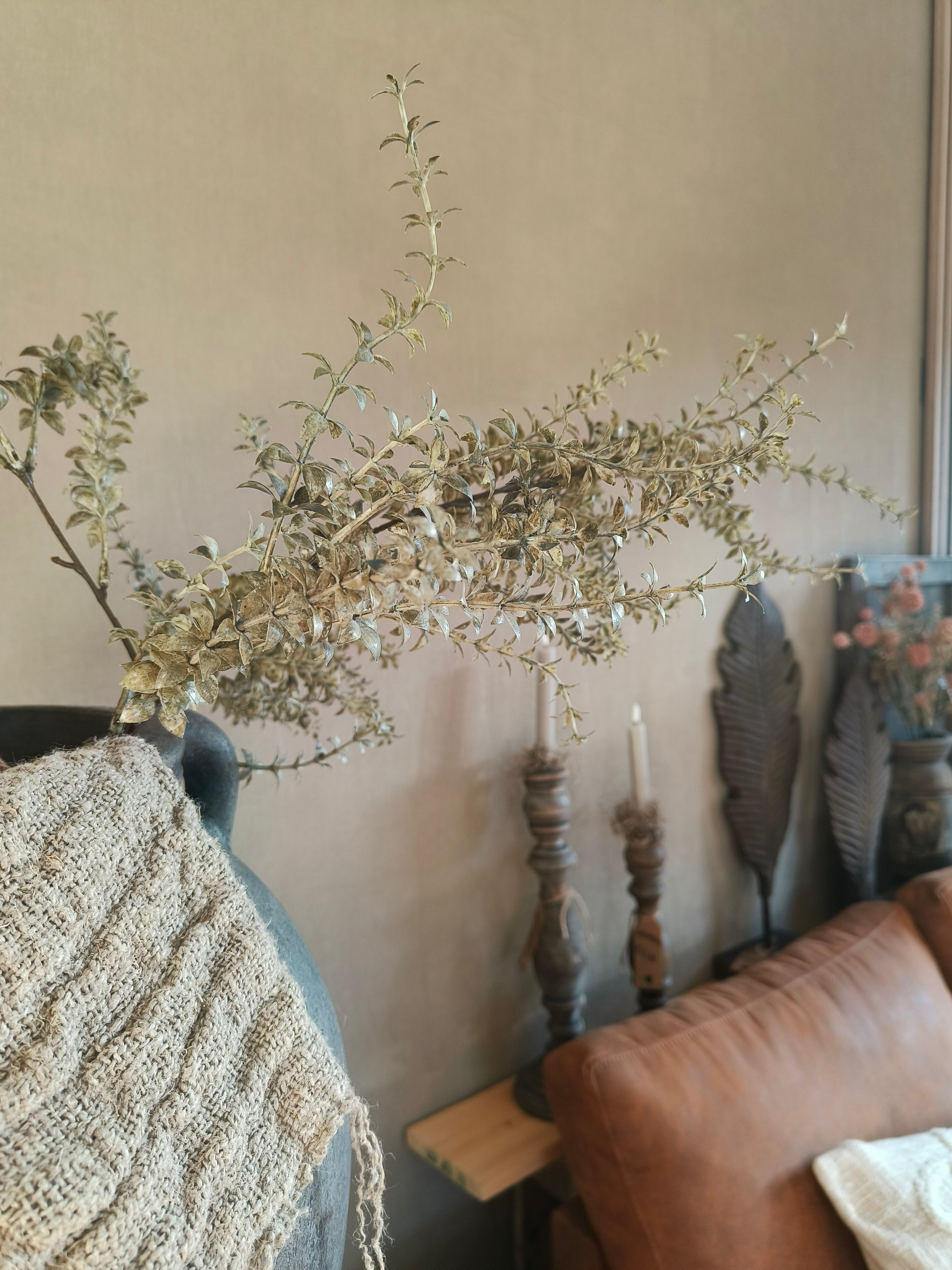 Kunst eucalyptus fijn blad