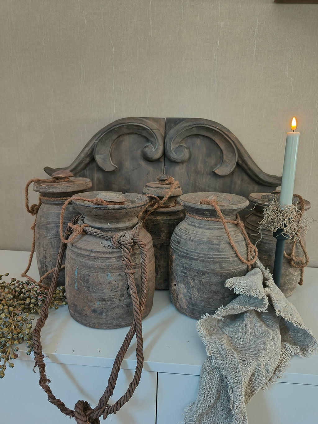 Nepalese pot met deksel