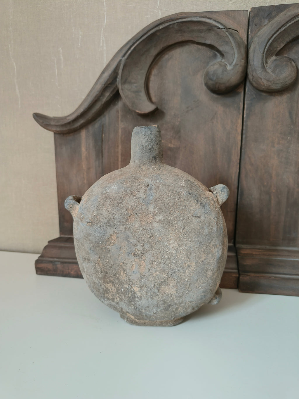 Oude Chinese leer pot