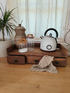 Koffie console met drie lades