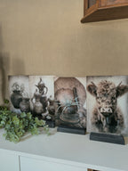 Wandbord glas