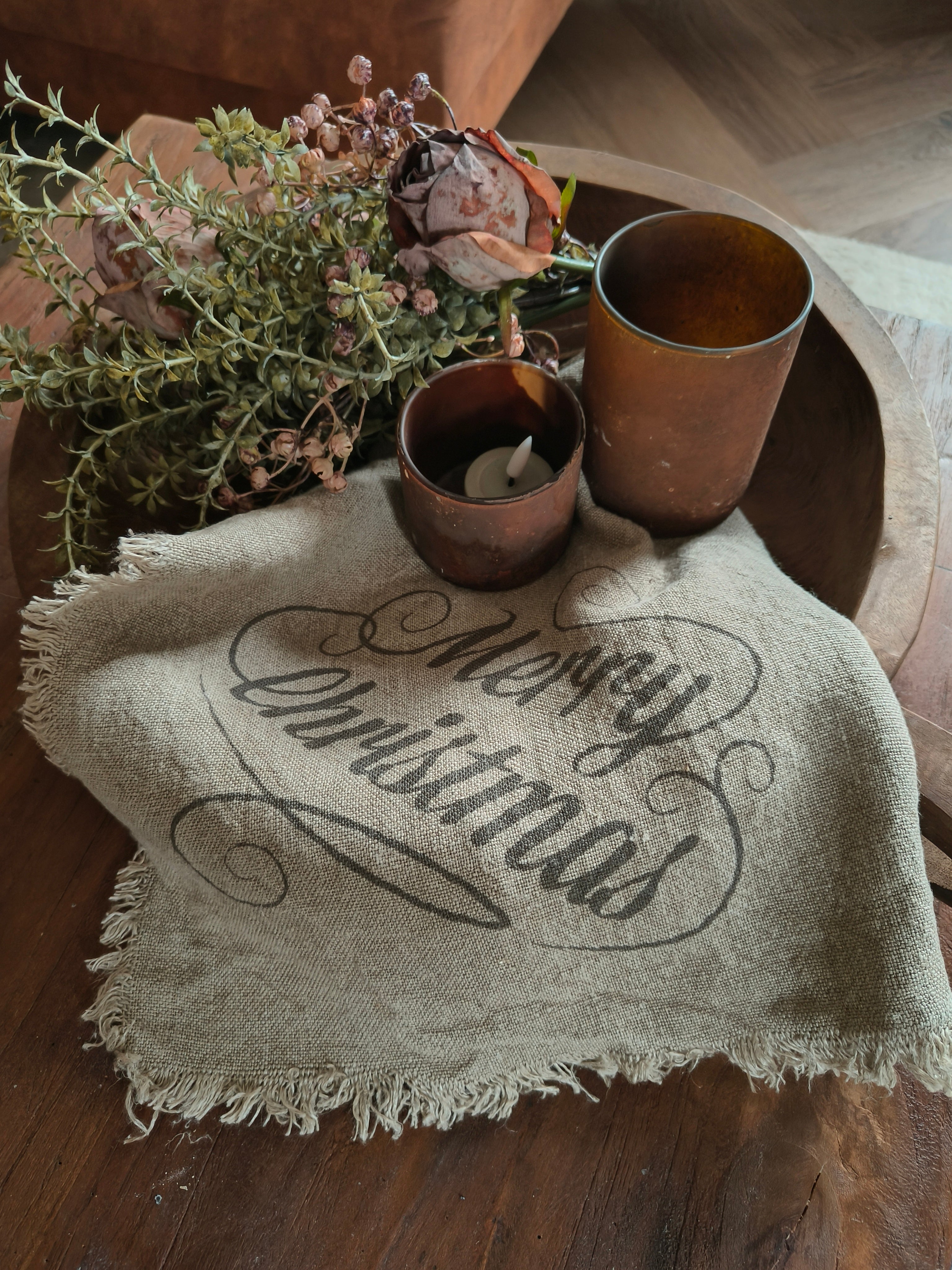 Merry Christmas shabbydoek