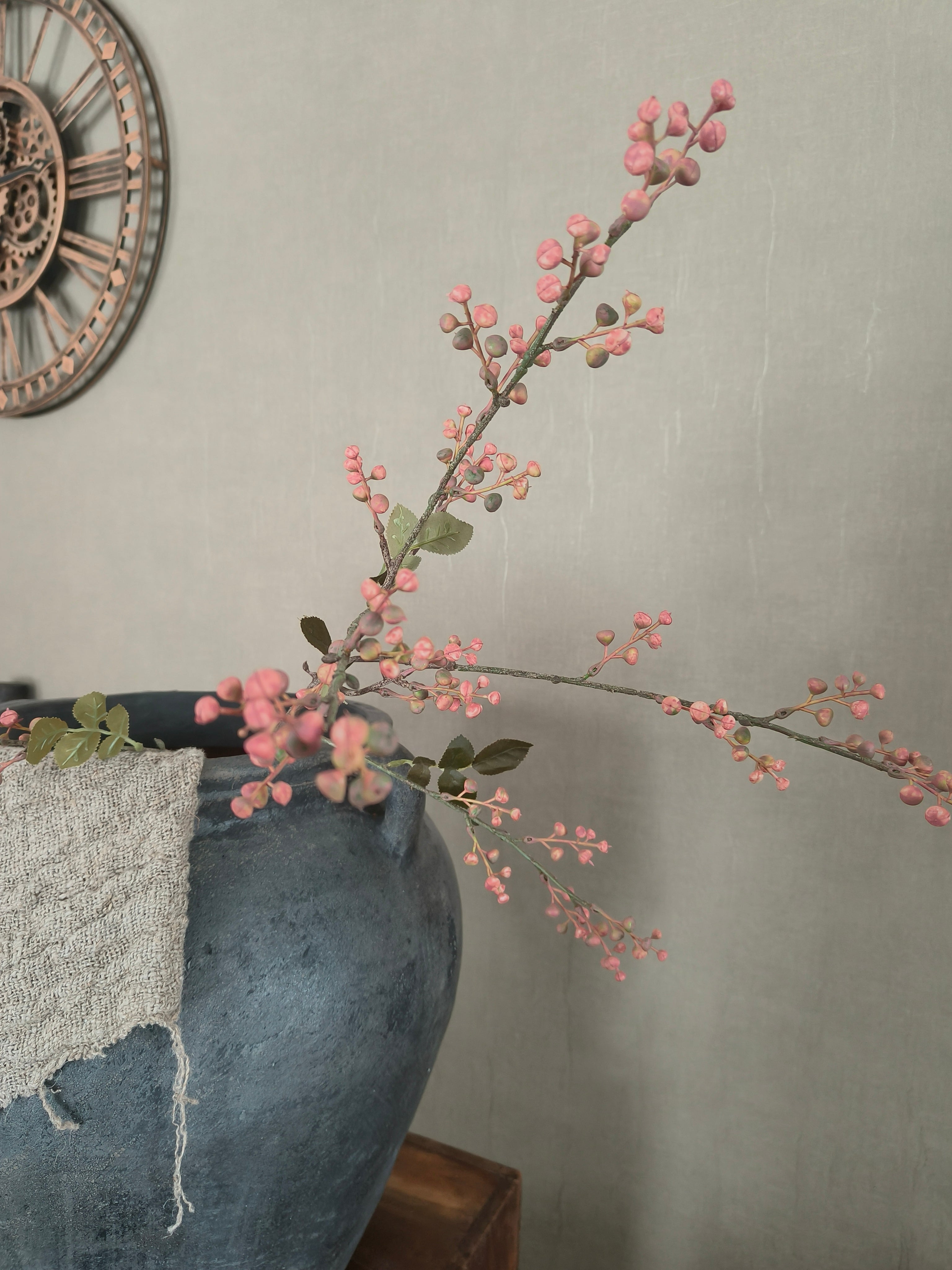 Kunst bessentak roze