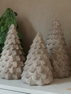 Betonnen kerstboom grijs