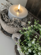 Kop en schotel Grey