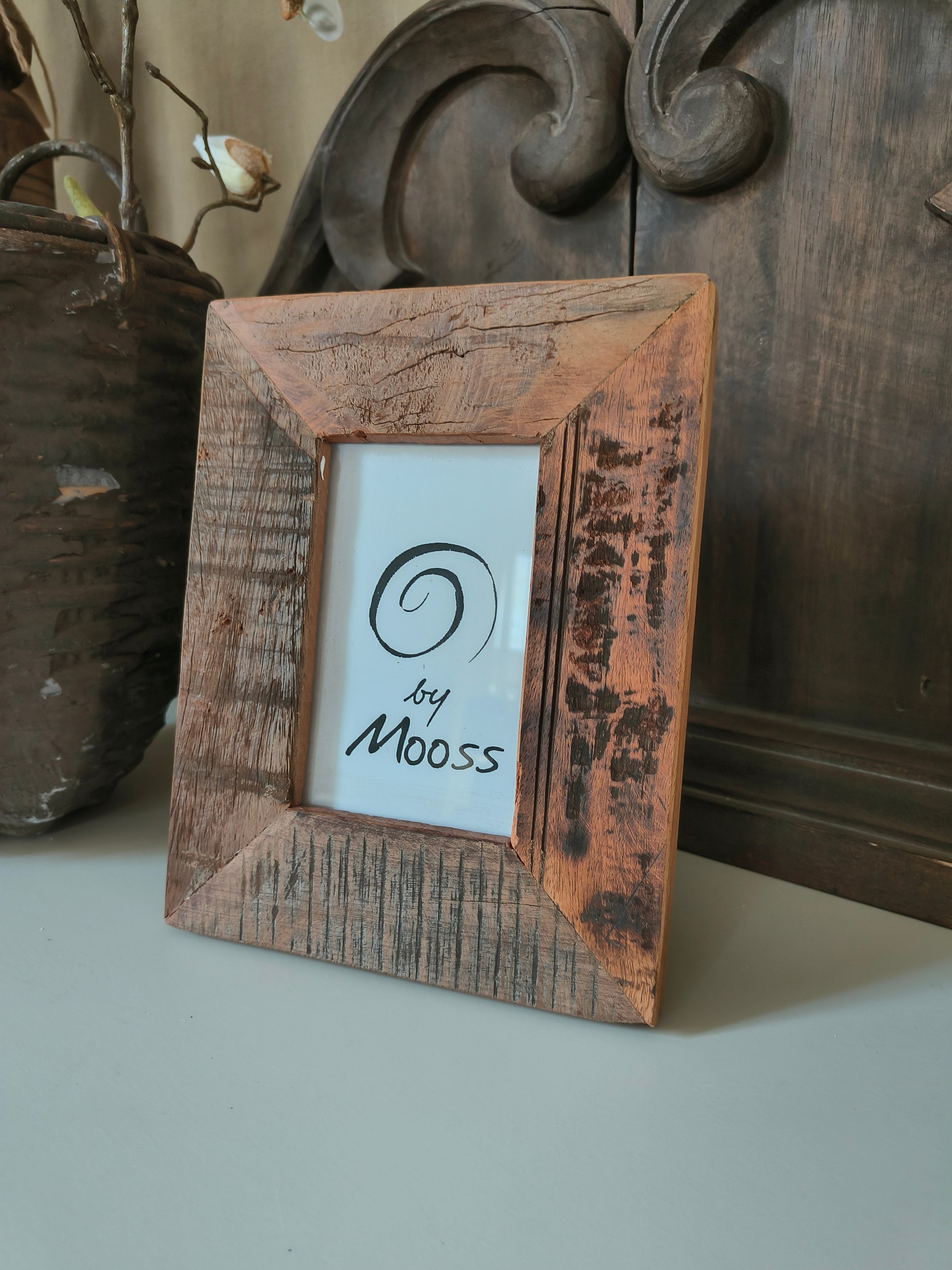 Fotolijst oud hout S