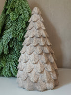 Betonnen kerstboom grijs