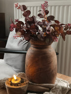 Kunst eucalyptus met bloemknopjes