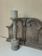 Houten kandelaar