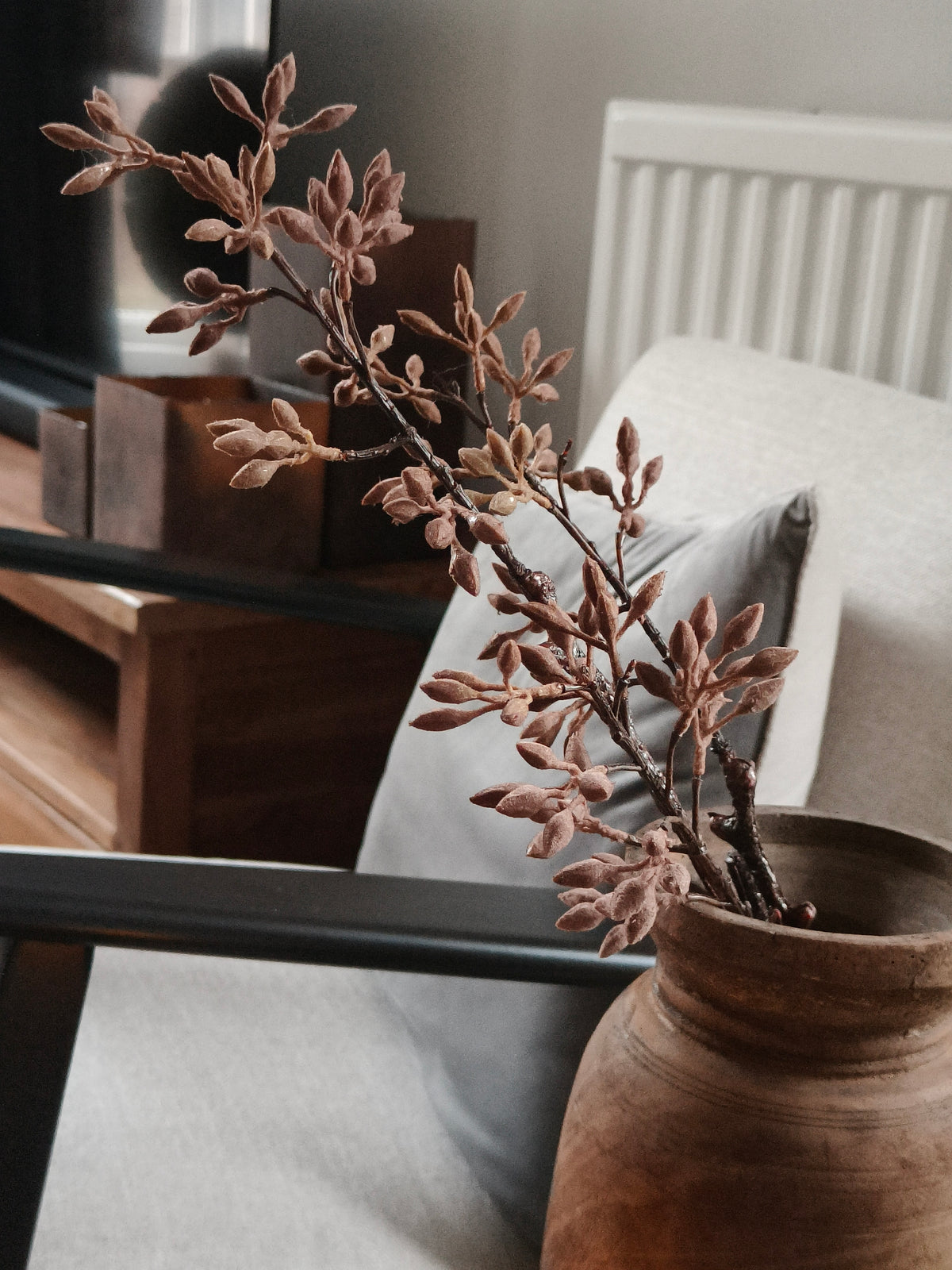 Kunsttak twig bruin