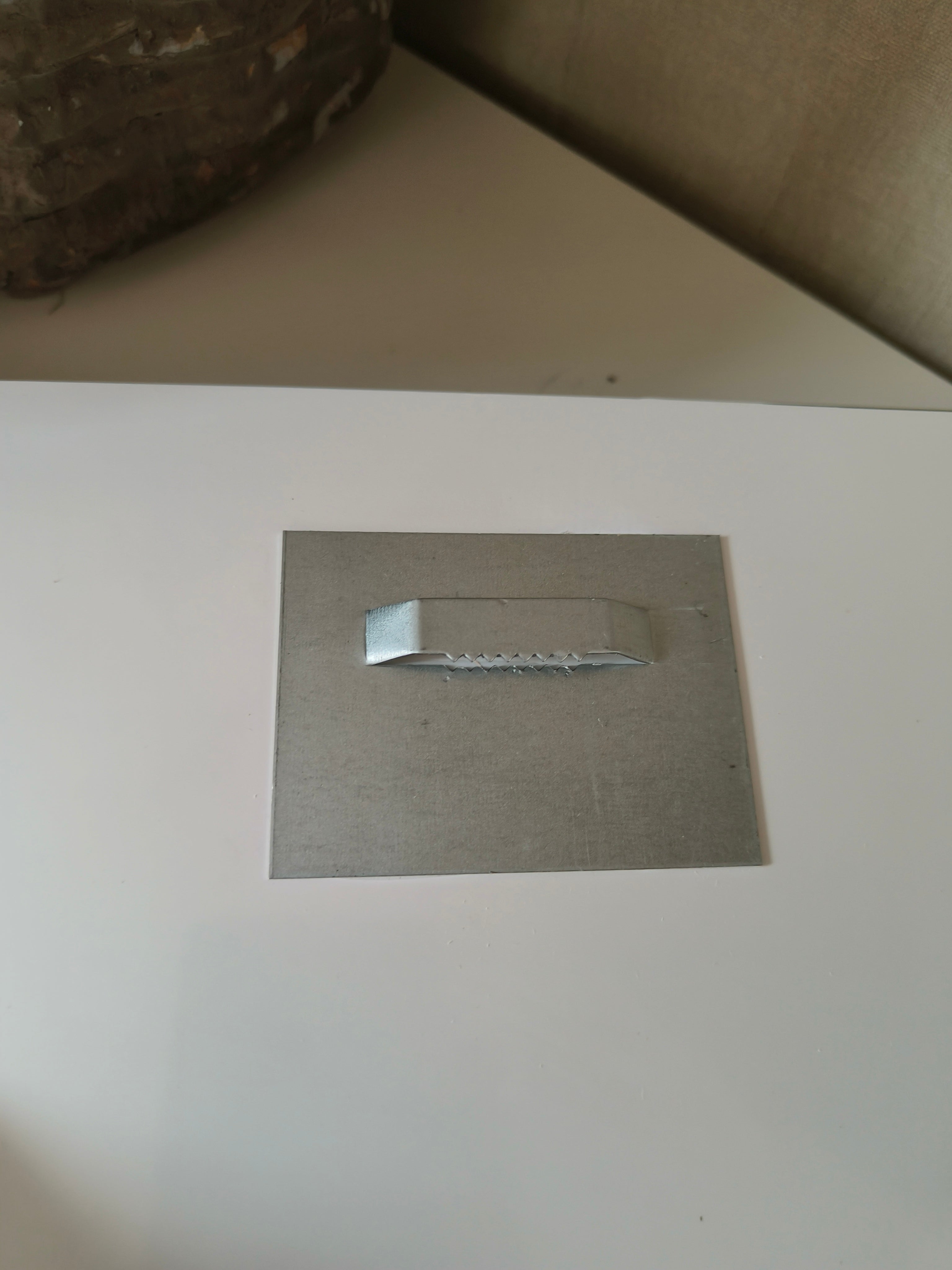 Wandbord schotse hooglander (Glas)