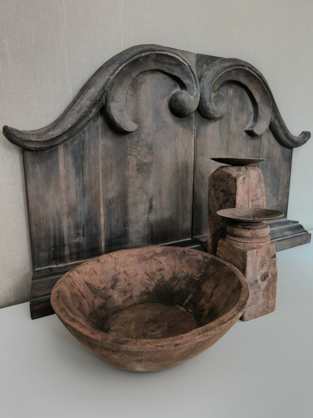 Houten schaal