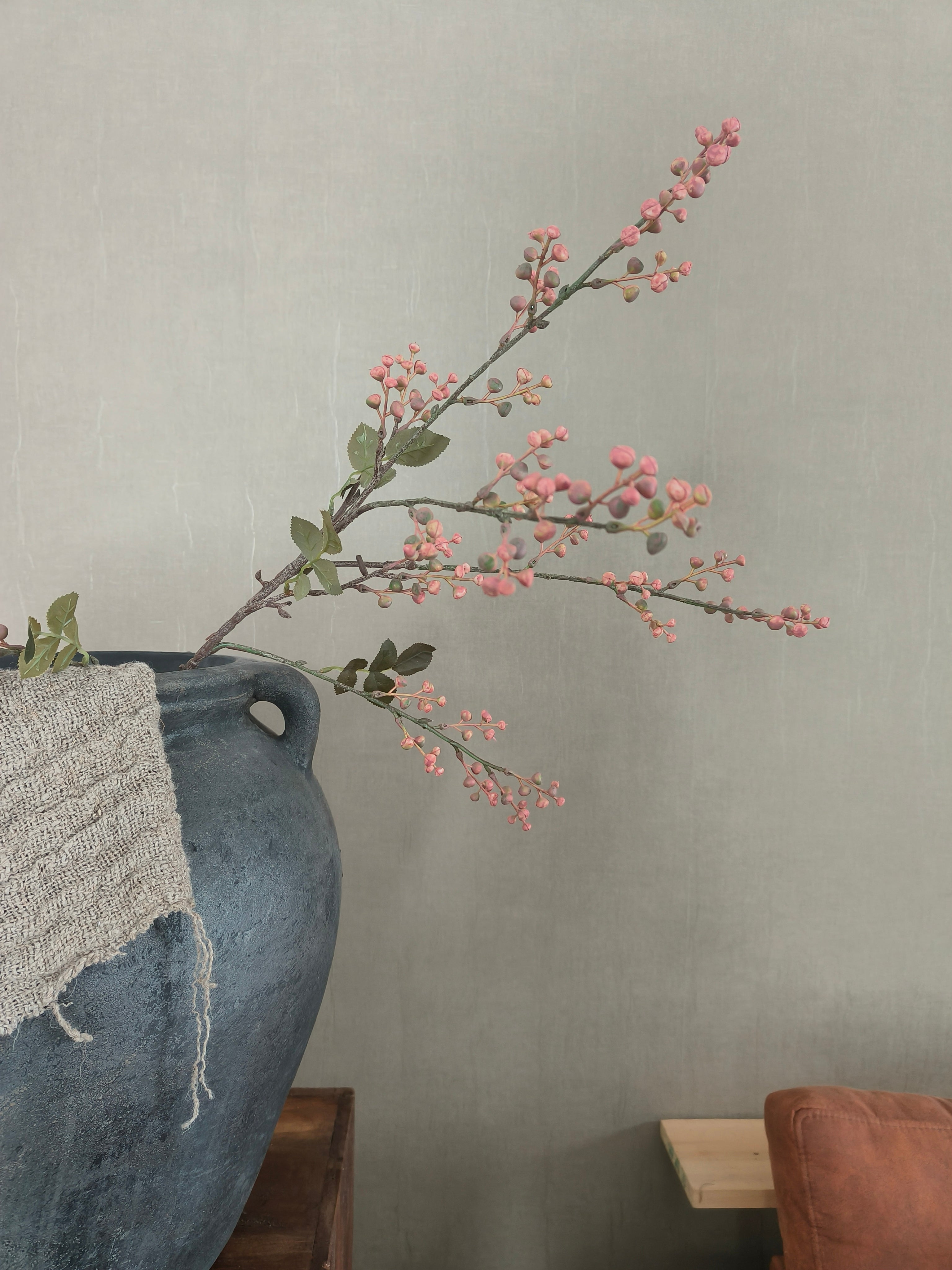 Kunst bessentak roze