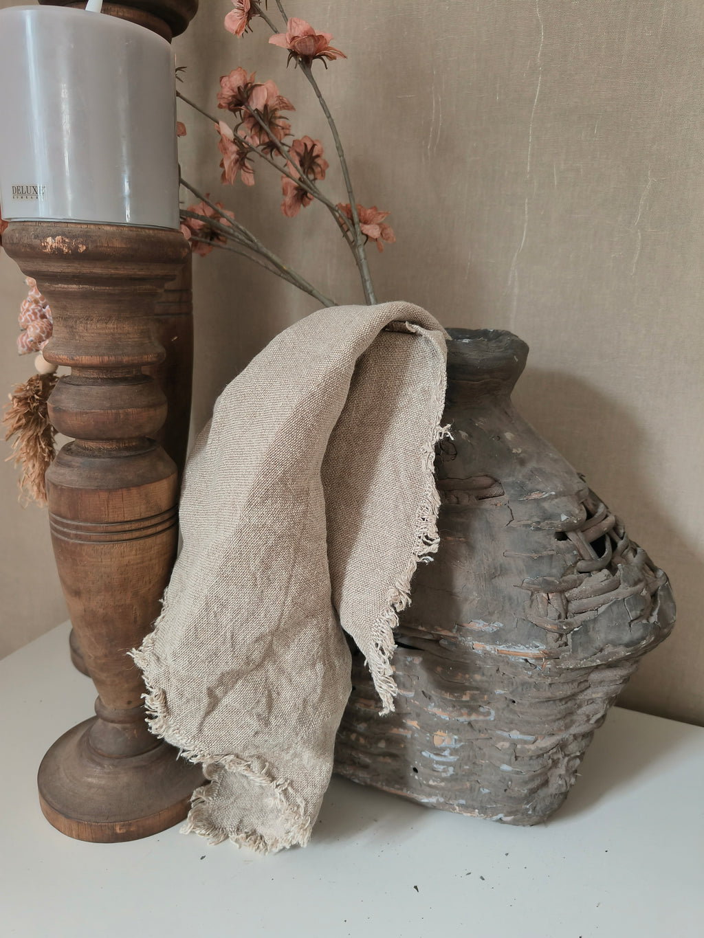 Shabby doek naturel