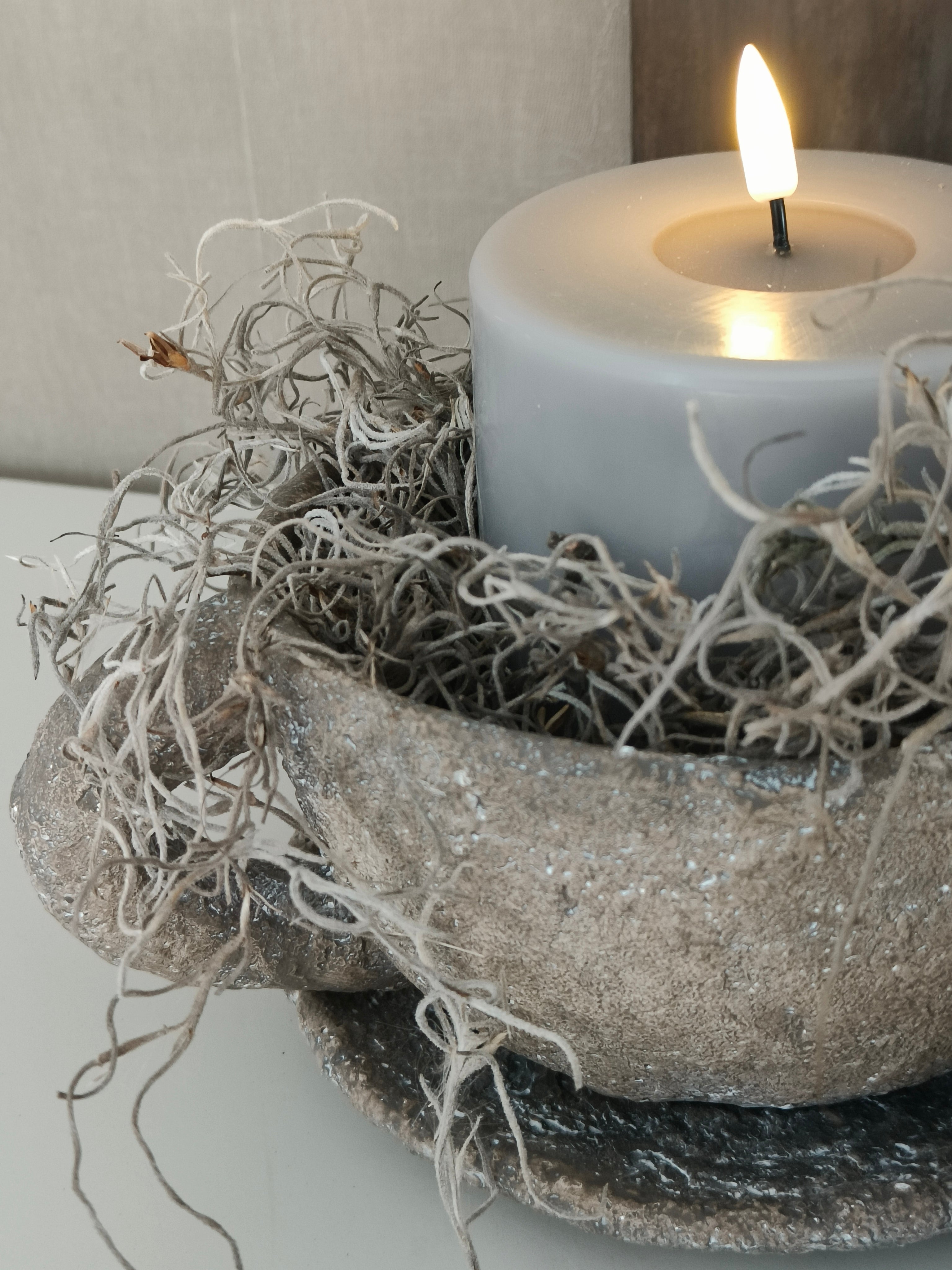 Kop en schotel Grey
