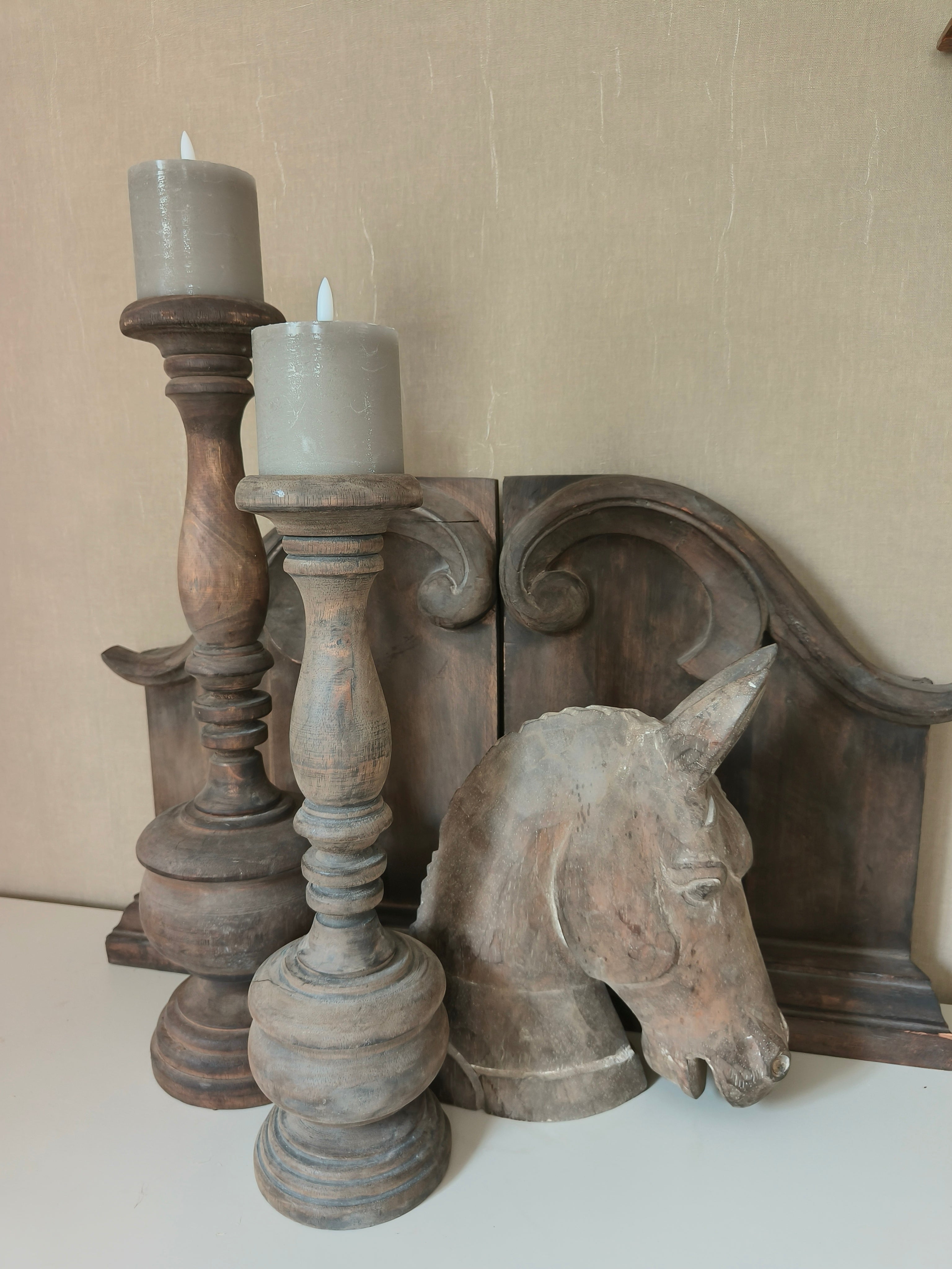 Houten paardenhoofd