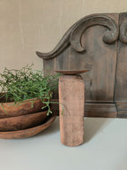 Houten kandelaar