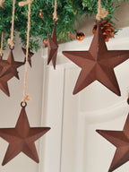 Metalen kerst slinger ster