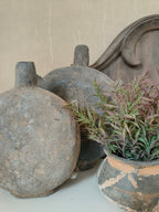 Oude Chinese leer pot