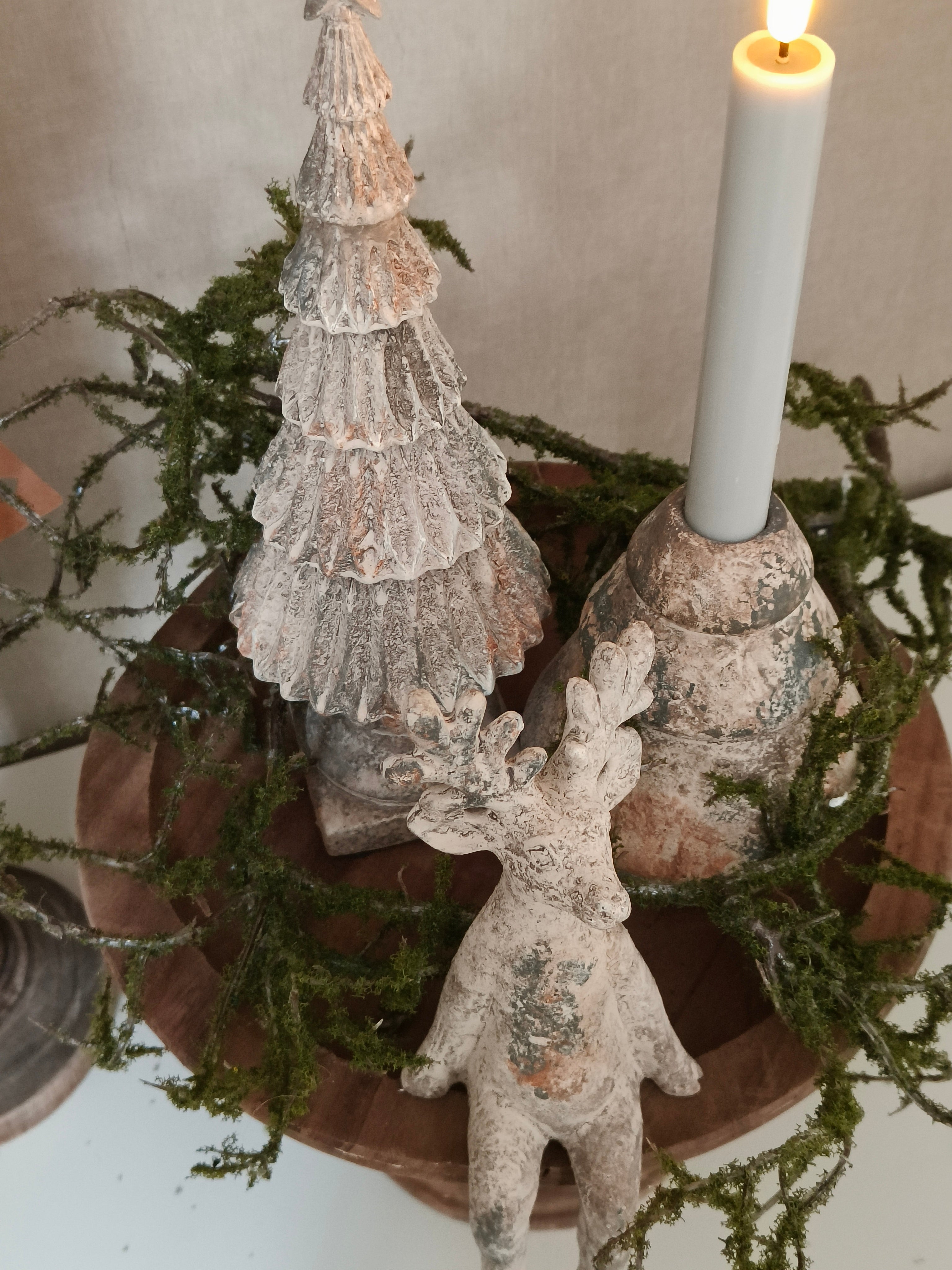 Kerstboom kaarsenhouder