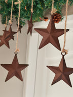 Metalen kerst slinger ster