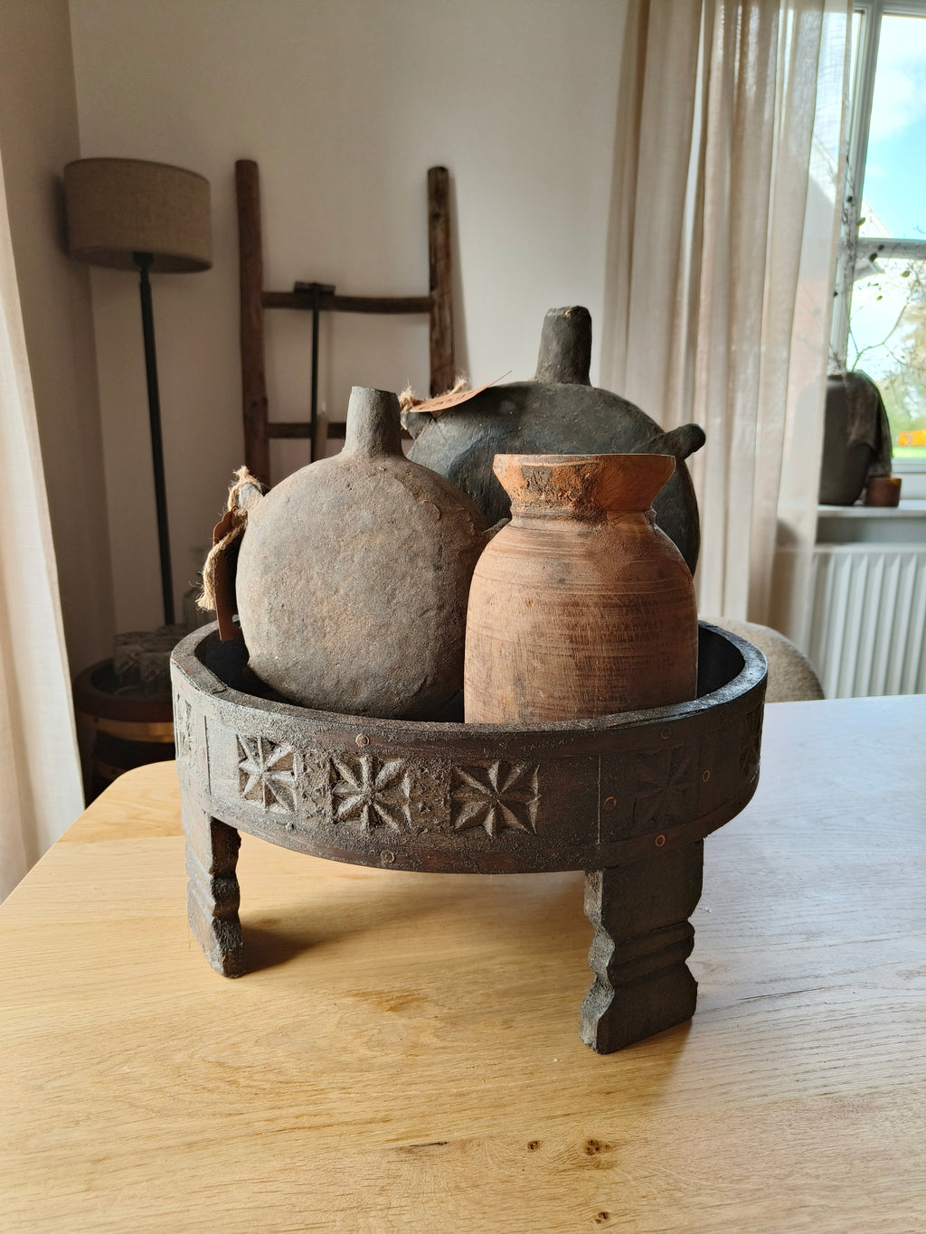 Chakkie tafel grijs