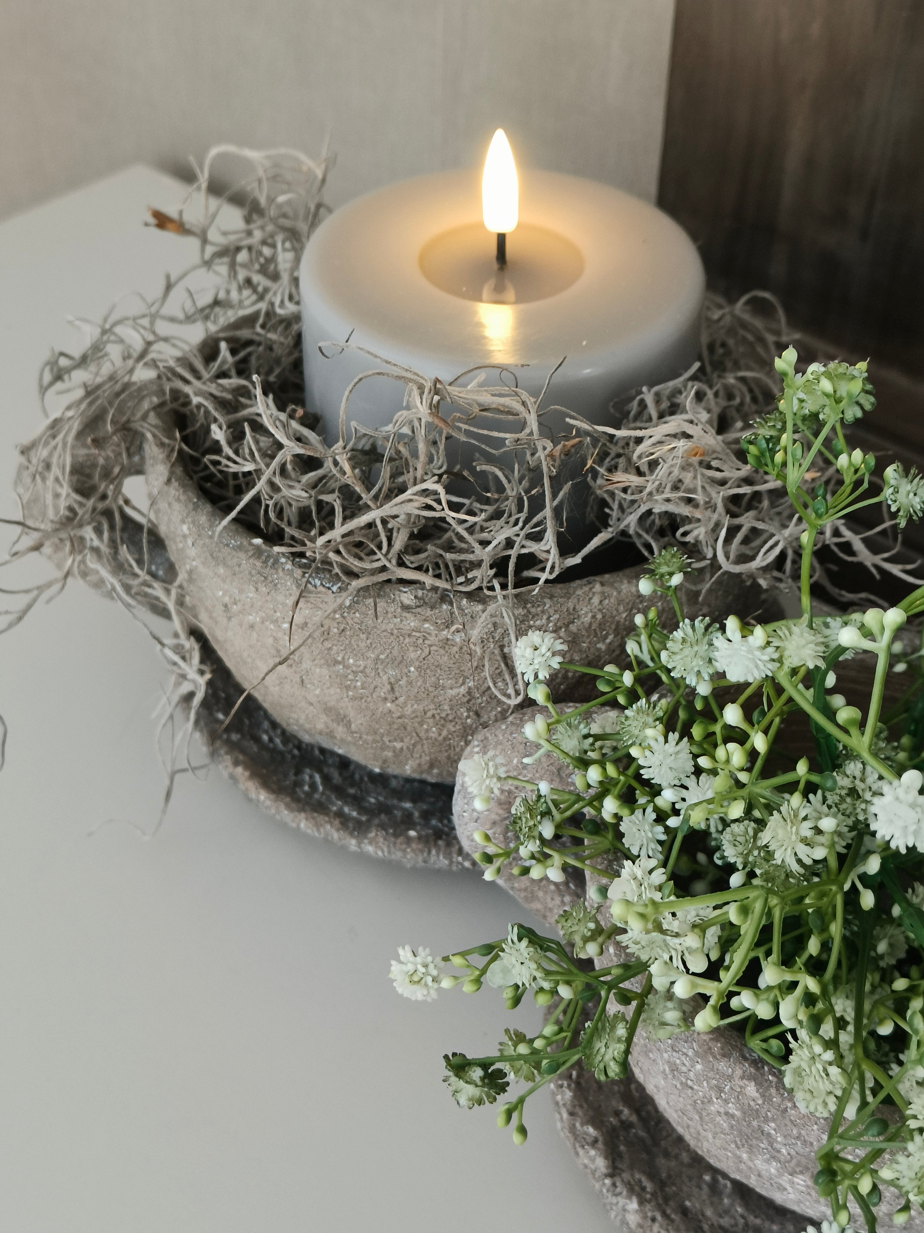 Kop en schotel Grey